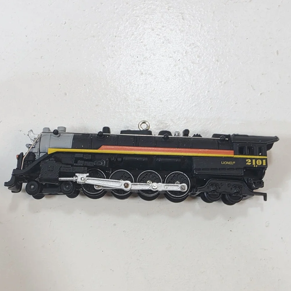 Vintage Hallmark Lionel Train Christmas Ornaments 6 Piece Lot 1998 to 2001